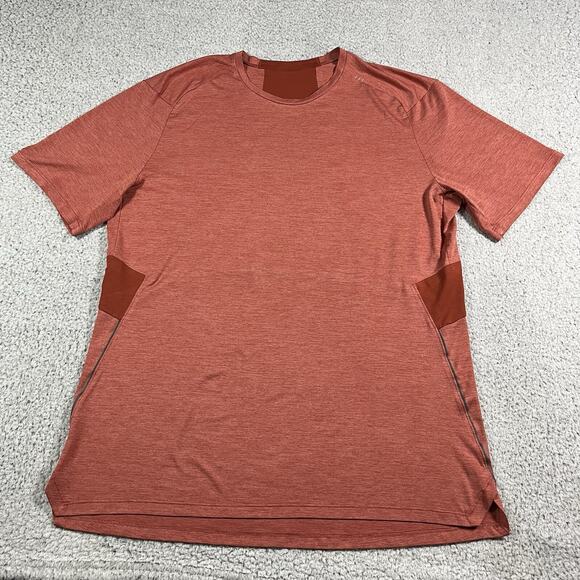 Lululemon Shirt Mens XL Red Fast Free Performance Lightweight Gym - Picture 1 of 10